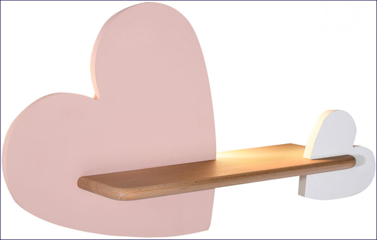 Urocza lampka dziecięca z półką - K015-Trisa