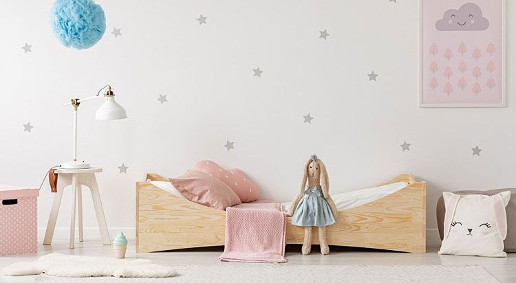 Drewniane łóżko dla dziecka Lexin 4X