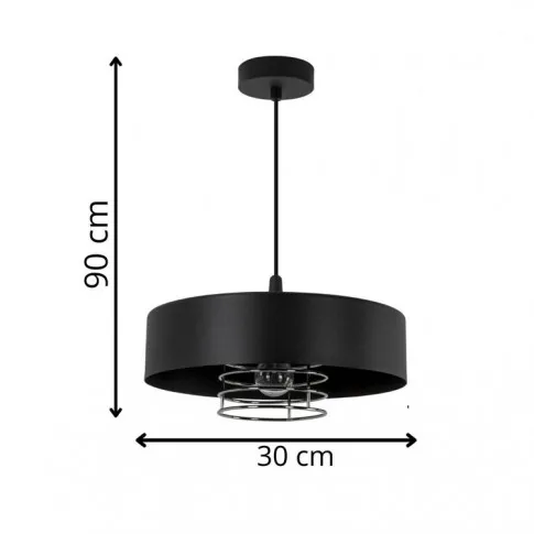 lampa wiszaca loft druciana s663 korva chrom wym