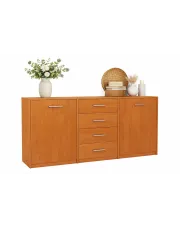 Klasyczna komoda do sypialni olcha - Cermesa 4X w sklepie Edinos.pl