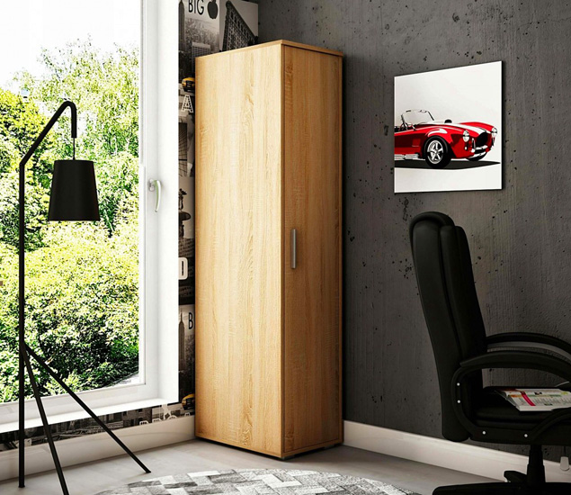 Regał do salonu Softo-dąb sonoma