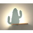 wizualizacja kinkiet dziecięcy kaktus z półką k049 cacti