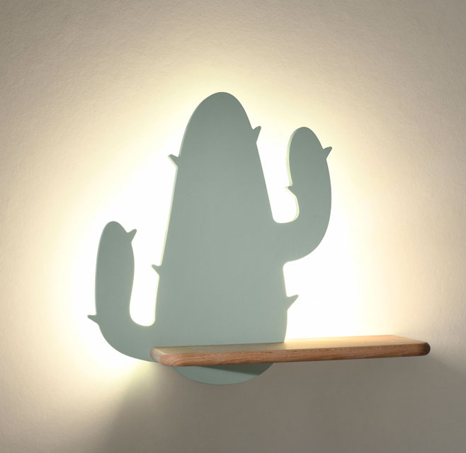 Wizualizacja lampki nocnej w kształcie kaktusa k051-Cacti