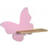 Różowy kinkiet dziecięcy w kształcie motyla - K031-Didi