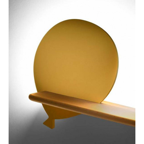 wizualizacja kinkietu złoty balonik z półką k018 kiki