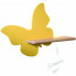 Żółta lampka nocna w formie motyla z włącznikiem - K032-Didi