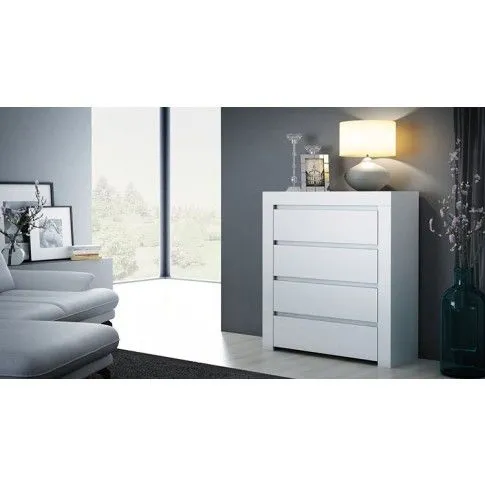 Zdjęcie biała komoda stojąca Margino | Edinos.pl