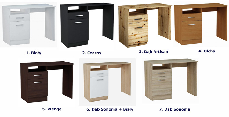 Biurko Alfinete-kolory