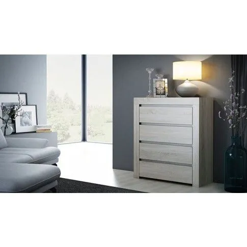 Zdjęcie komoda do salonu, biura dąb sonoma Margino | Edinos.pl