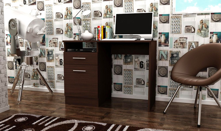 Biurko do pokoju młodzieżowego Alfinete-wenge