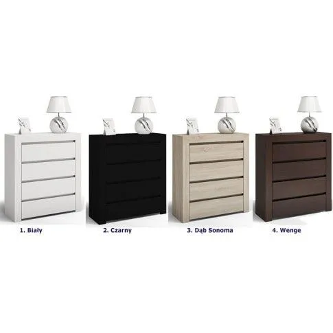 Szczegółowe zdjęcie nr 4 produktu Komoda Margino - wenge