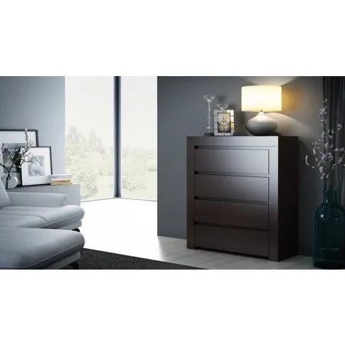 Zdjęcie funkcjonalna komoda do salonu, biura wenge Margino | Edinos.pl