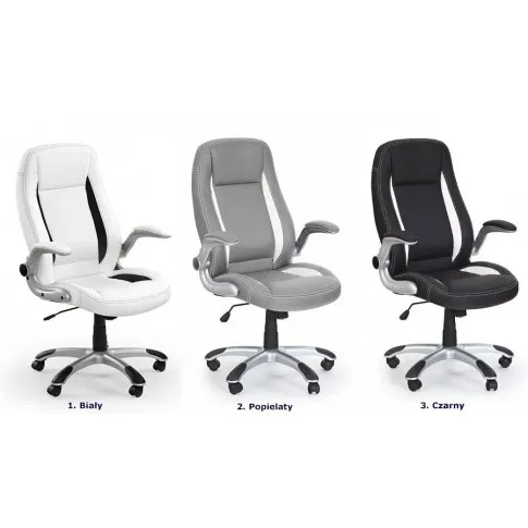 Szczegółowe zdjęcie nr 4 produktu Biały biurowy fotel obrotowy - Ikariv