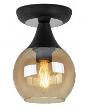 Szklana lampa sufitowa w paski - S677-Moka