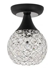 Okrągła lampa sufitowa glamour - S678-Kinda