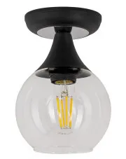 Szklana minimalistyczna lampa sufitowa - S681-Vasa