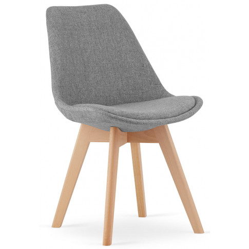 Szare nowoczesne krzesło Neflax 6S