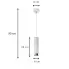 Wymiary lampy S687-Hivo