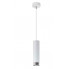 Biała minimalistyczna lampa wisząca tuba - S687-Hivo