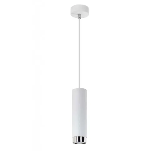 Biała lampa wisząca tuba minimalistyczna S687-Hivo