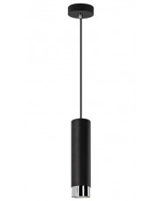 Czarna nowoczesna lampa wisząca tuba - S687-Hivo w sklepie Edinos.pl