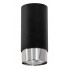Czarna lampa sufitowa tuba S686-Hivo