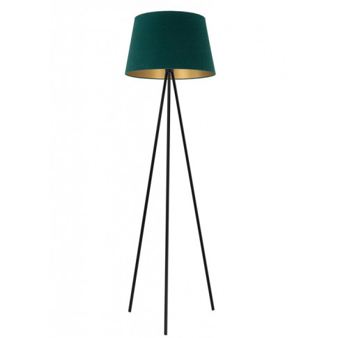 Zielona lampa stojąca z abażurem S702-Zavo