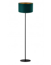 Zielona lampa stojąca z okrągłym abażurem - S703-Ageli w sklepie Edinos.pl