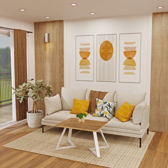 Wizualizacja ze stołem Maxime 4Z-biały