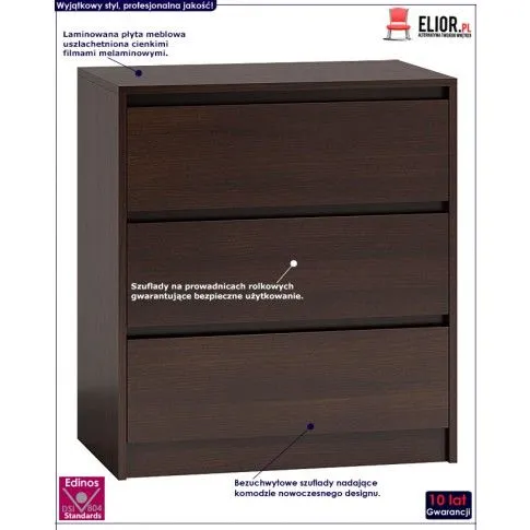 Fotografia Komoda Minco - wenge z kategorii Komody