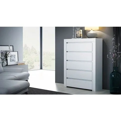 Zdjęcie biała komoda do salonu, biura Margino 2X | Edinos.pl