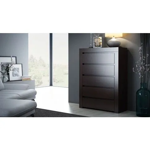 Zdjęcie komoda do salonu, sypialni, biura wenge Margino 2X | Edinos.pl