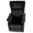 Czarny fotel rozkładany Alden 2X