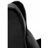 Czarny rozkładany fotel uszak Alden 2X
