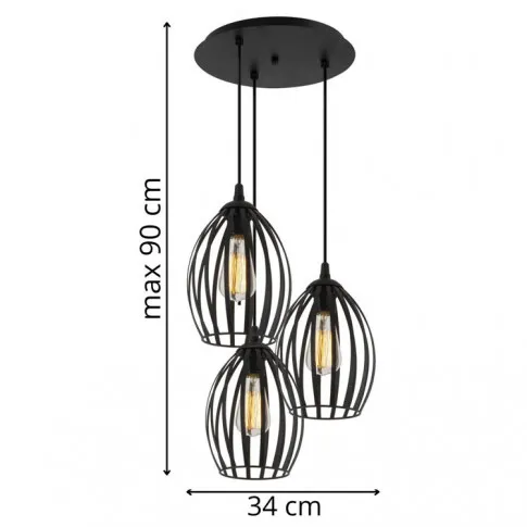 Wymiary lampy S727-Nerda