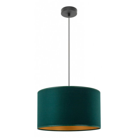Zielona lampa wisząca nad stół z abażurem S718-Ageli