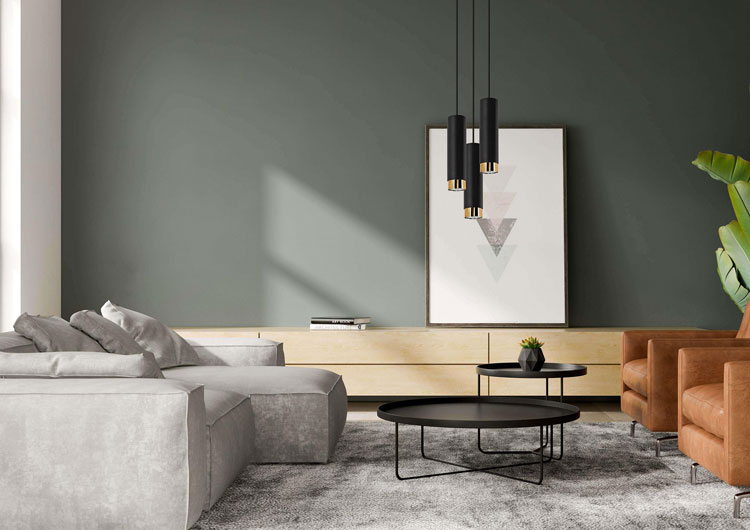 Czarno-złota lampa wisząca nad stół z regulowaną wysokością S722-Sella