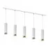 Biała lampa wisząca z 5 zwisami nad stół S723-Barda