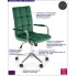 Zielone krzeslo Amber 4x