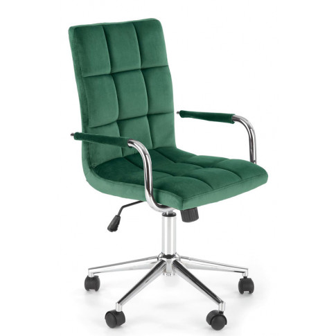 Zielony nowoczesny fotel obrotowy Amber 4X