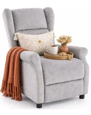 Popielaty fotel masujący - Nika 3X w sklepie Edinos.pl