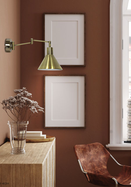 Lampa ścienna do sypialni K058-Alif w nowoczesnym wnętrzu