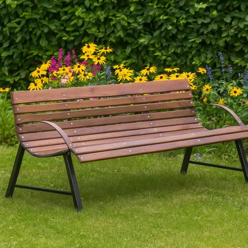 Zdjęcie piękna ławka ogrodowa Alexis 180 cm | Edinos.pl