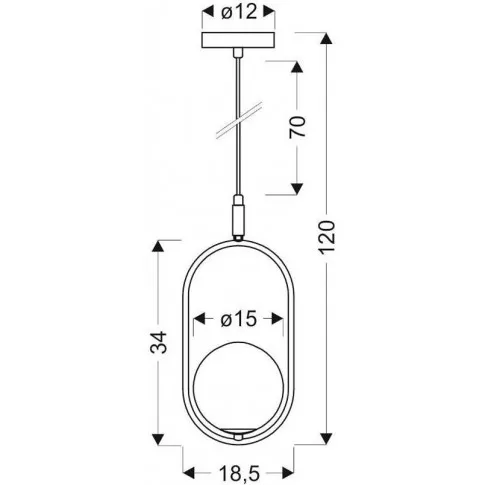 lampa sufitowa złota nowoczesna k061 esme