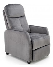 Popielaty rozkładany fotel wypoczynkowy - Amigos 3X w sklepie Edinos.pl