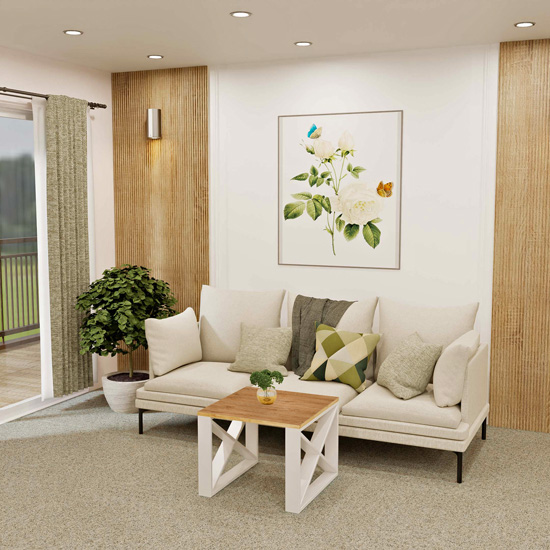 Wizualizacja stolika Fixa 3Z-białego