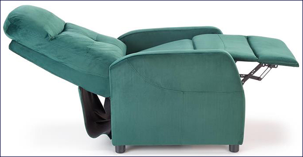 Rozkładany zielony fotel Amigos 3X