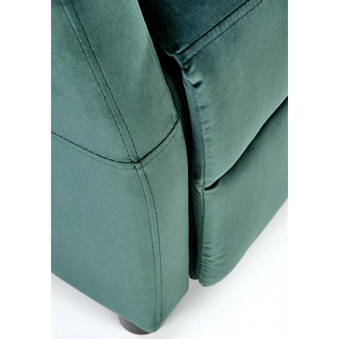 Zielony tapicerowany fotel Amigos 3X
