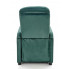 Zielony tapicerowany fotel wypoczynkowy Amigos 3X