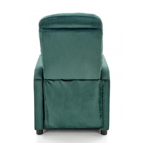 Zielony tapicerowany fotel wypoczynkowy Amigos 3X